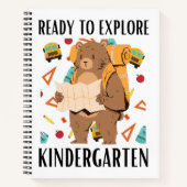 幼稚園を探検する準備ができた ノートブック (正面)