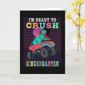 幼稚園を潰す準備ができている カード (黄色い花)