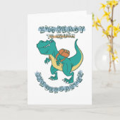 幼稚園を潰す準備ができている カード (黄色い花)