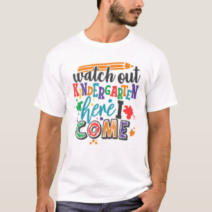幼稚園を見守る私の学校来の先生 Tシャツ