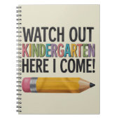 幼稚園を見守る私の来新学期 ノートブック (正面)