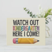 幼稚園を見守る私の来新学期 招待状 (スタンド正面)