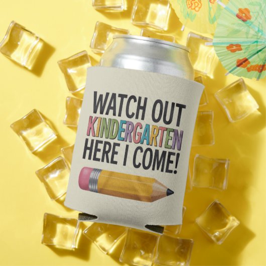 幼稚園を見守る私の来新学期 缶クーラー (インサイチュ 夏)