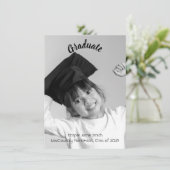 幼稚園エレガント卒業発表 案内状 (スタンド正面)