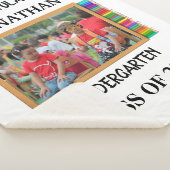 幼稚園カスタム卒者のシャルボード写真 シェルパブランケット (3/4)