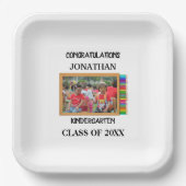 幼稚園カスタム卒者のシャルボード写真 ペーパープレート (正面)