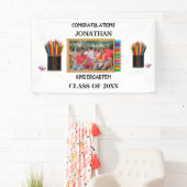 幼稚園カスタム卒者のシャルボード写真 横断幕 (インサイチュ)