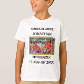 幼稚園カスタム卒者のシャルボード写真 Tシャツ (正面)