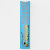 幼稚園カラフル卒園 横断幕 (縦)