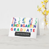 幼稚園カラフル卒者 カード (黄色い花)