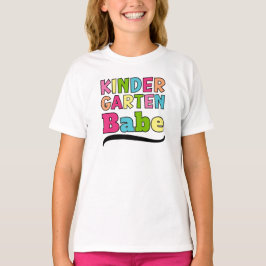 幼稚園カラフル赤ちゃん – 学校初日 Tシャツ