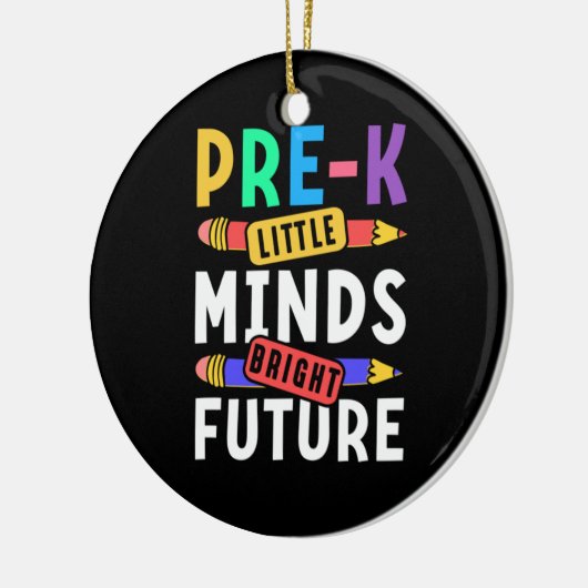 幼稚園キッズ新学期リトルマインドブライト セラミックオーナメント (左)