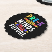 幼稚園キッズ新学期リトルマインドブライト ペーパーコースター (アングル)