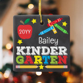 幼稚園キープサケチャックボードカラフルキッズ セラミックオーナメント