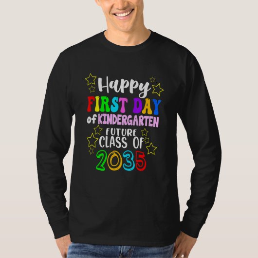 幼稚園クラスの初日 Tシャツ (正面)