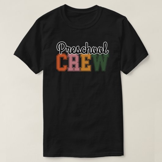 幼稚園クルーかわいい Tシャツ (デザイン正面)