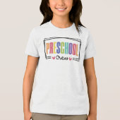 幼稚園クルー幼稚園チーム トライブレンドＴシャツ (正面)