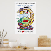 幼稚園サイズを選ぶ – 私たち愛読の！ポスター ポスター (キッチン)