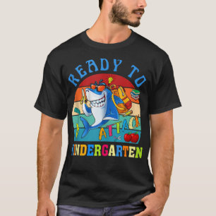 幼稚園シャーク新学期 Tシャツ