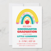 幼稚園シンプル卒園招待状 招待状 (正面)