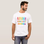 幼稚園スクレイドチームのクルー学生Schoに戻る Tシャツ (正面フル)