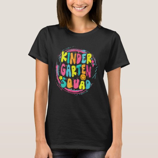 幼稚園スクワッドヒョウ新学期 Tシャツ (正面)