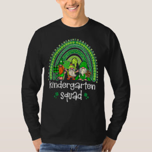 幼稚園スクワッドレインボー格言ハッピーSt patricks Tシャツ