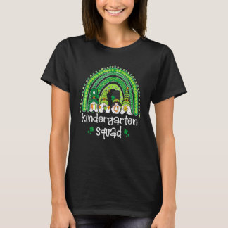 幼稚園スクワッドレインボー格言ハッピーSt patricks Tシャツ