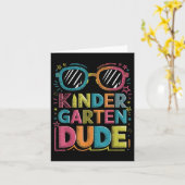 幼稚園ダデおもしろい初日新学期S カード (黄色い花)