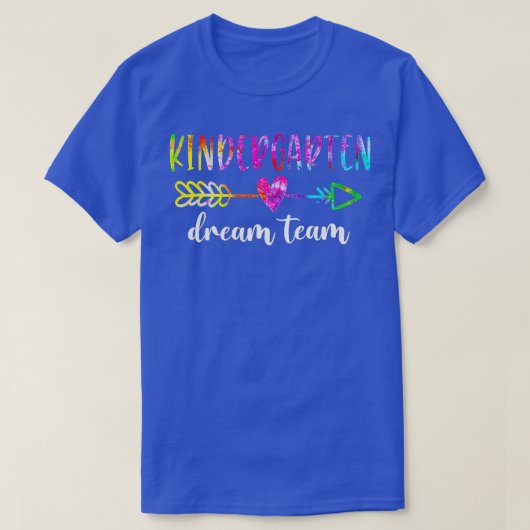 幼稚園ドリームチーム学生先生の戻る Tシャツ (デザイン正面)