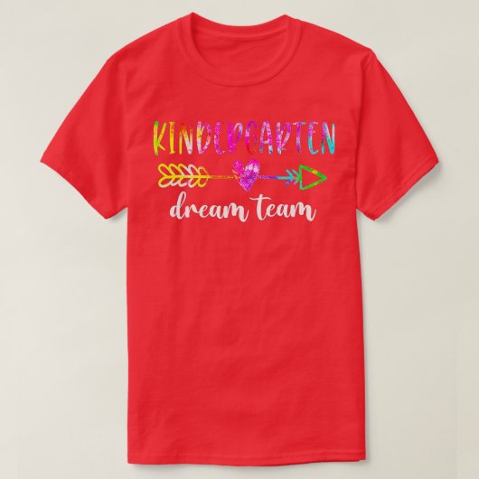 幼稚園ドリームチーム学生先生の戻る Tシャツ (デザイン正面)