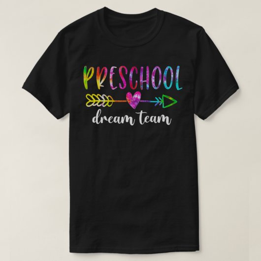 幼稚園ドリームチーム学生先生バックシュ Tシャツ (デザイン正面)