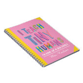 幼稚園パーソナライズされた先生感謝ギフト ノートブック (右側)