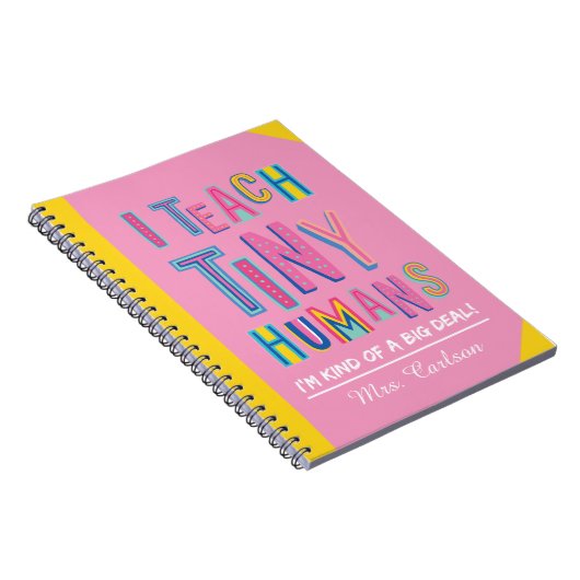 幼稚園パーソナライズされた先生感謝ギフト ノートブック (右側)