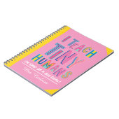 幼稚園パーソナライズされた先生感謝ギフト ノートブック (左側)