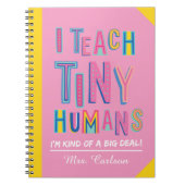 幼稚園パーソナライズされた先生感謝ギフト ノートブック (正面)