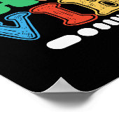 幼稚園ビベス新学期先生生徒 ポスター (角)