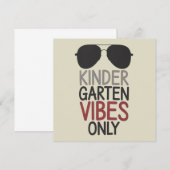 幼稚園ビーブスオンリー新学期 サンキューカード (正面/裏面)