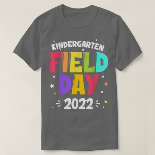 幼稚園フィールドデー2022ゲーム開始T- Tシャツ (デザイン正面)