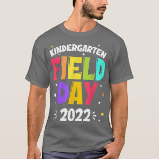 幼稚園フィールドデー2022ゲーム開始T- Tシャツ
