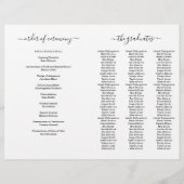 幼稚園プレスクール卒業プログラム(3学長) チラシ (裏面)