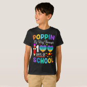 幼稚園ポップ・アートの幼稚園100日目 Tシャツ (正面フル)
