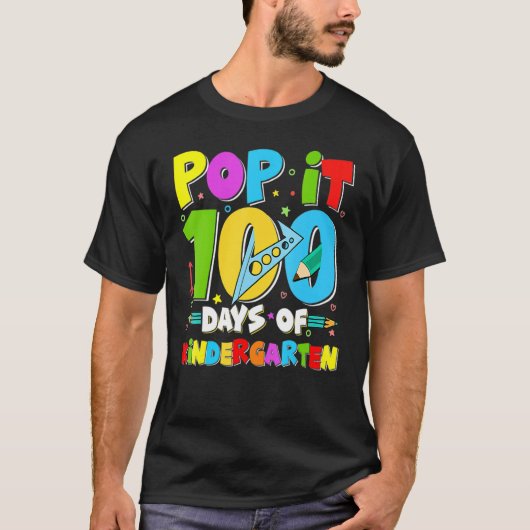 幼稚園ポップ・アートの日100日 Tシャツ (正面)