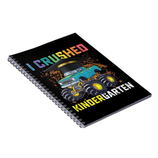 幼稚園モンスタートラック卒業 ノートブック (右側)
