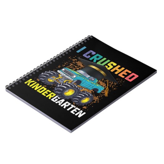 幼稚園モンスタートラック卒業 ノートブック (左側)