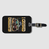 幼稚園モンスタートラック卒業 ラゲッジタグ (正面横)