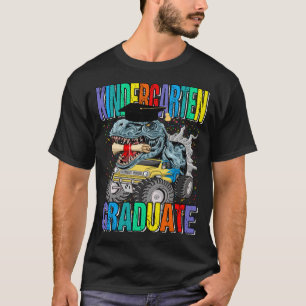 幼稚園モンスタートラック恐竜Tレックス Tシャツ