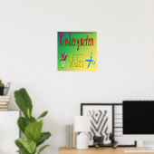 幼稚園ルールポスター ポスター (ホームオフィス)