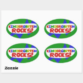 幼稚園ルール 楕円形シール (シート)