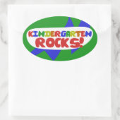 幼稚園ルール 楕円形シール (バッグ)